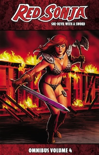 Front cover_Red Sonja: She-devil With A Sword Omnibus Volume 4