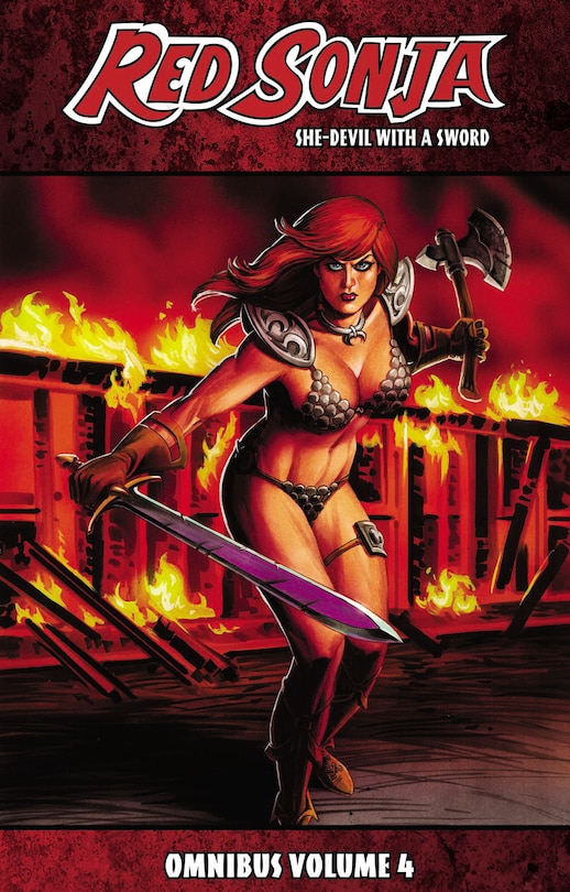 Front cover_Red Sonja: She-devil With A Sword Omnibus Volume 4