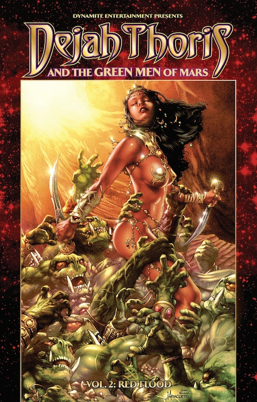 Front cover_Dejah Thoris And The Green Men Of Mars Volume 2: Red Flood