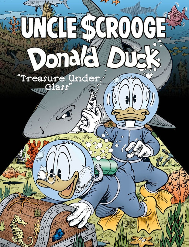 Front cover_Walt Disney Uncle Scrooge And Donald Duck: treasure Under Glass