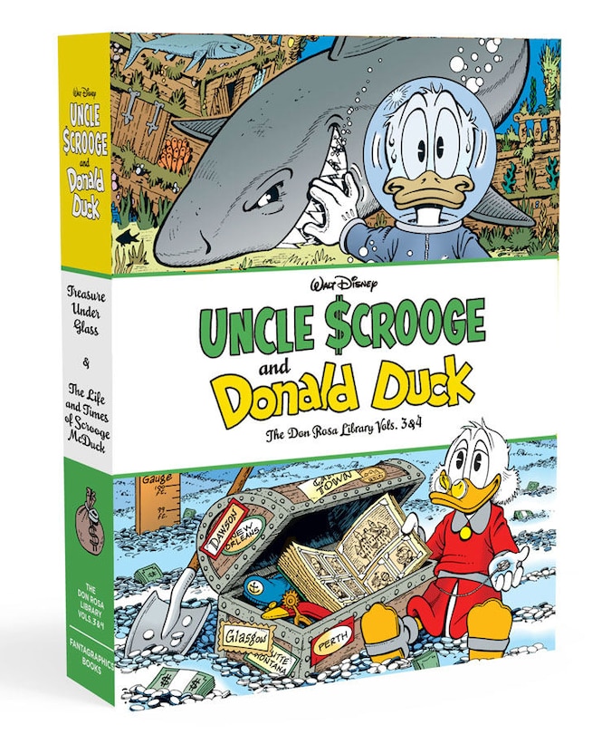 Front cover_Walt Disney Uncle Scrooge And Donald Duck The Don Rosa Library Vols. 3 & 4 Gift Box Set