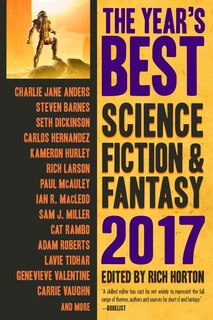 Couverture_The Year's Best Science Fiction & Fantasy 2017 Edition