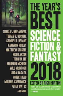 Couverture_The Year's Best Science Fiction & Fantasy 2018 Edition