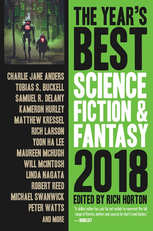 Couverture_The Year's Best Science Fiction & Fantasy 2018 Edition