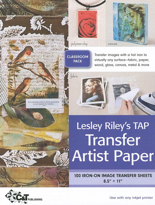 Couverture_Leslie Riley's TAP Transfer Artist Paper Class Room Pack