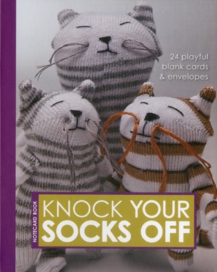 Knock Your Socks Off Notecard Book: 24 Playful blank cards & envelopes