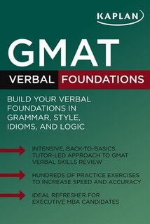 Front cover_Kaplan GMAT Verbal Foundations