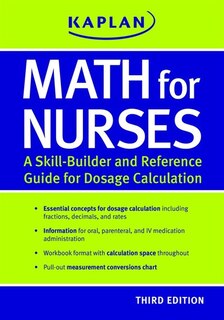 Front cover_Math for Nurses