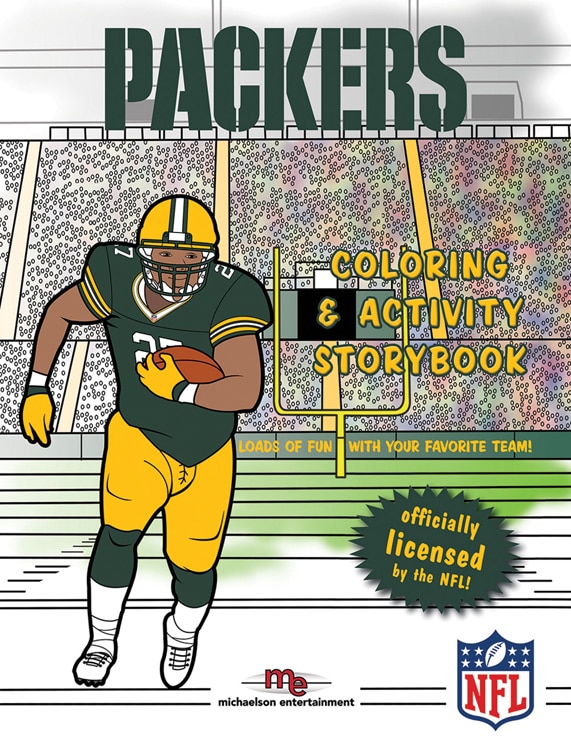 Front cover_Green Bay Packers Coloring & a
