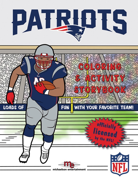 Front cover_New England Patriots Coloring