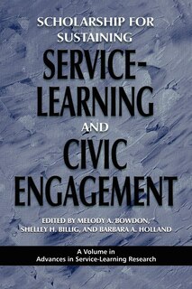 Couverture_Scholarship for Sustaining Service-Learning and Civic Engagement