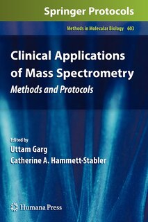 Couverture_Clinical Applications of Mass Spectrometry