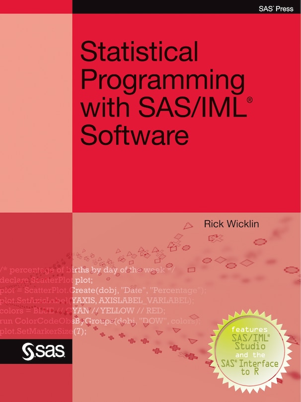 Couverture_Statistical Programming with SAS/IML Software