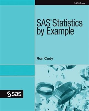 Front cover_Sas Statistics By Example