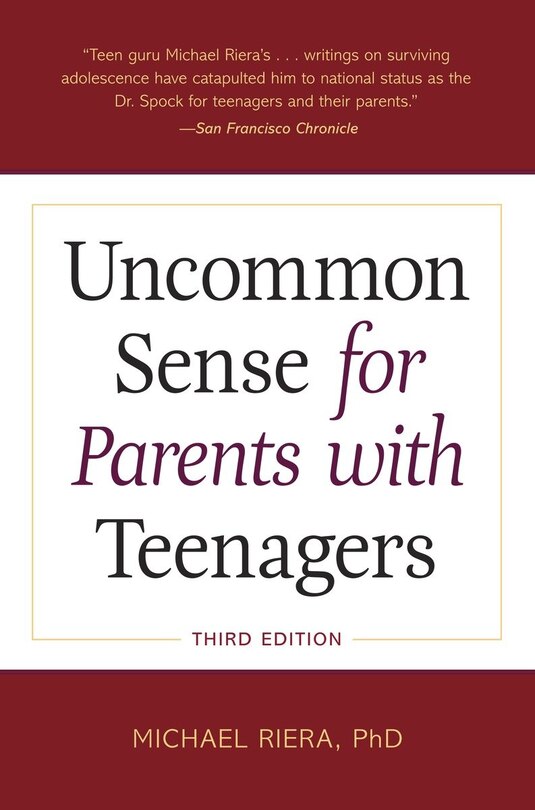 Front cover_Uncommon Sense For Parents With Teenagers, Third Edition