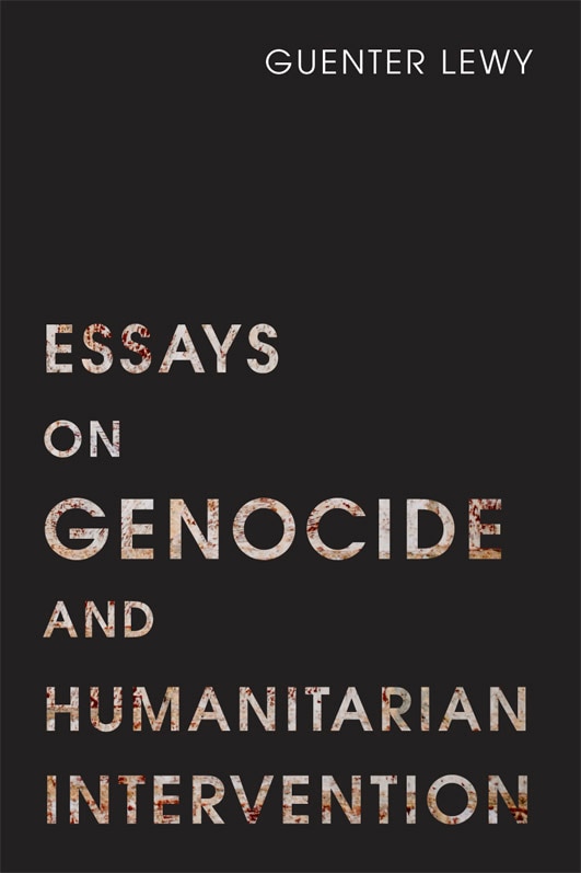 Couverture_Essays on Genocide and Humanitarian Intervention