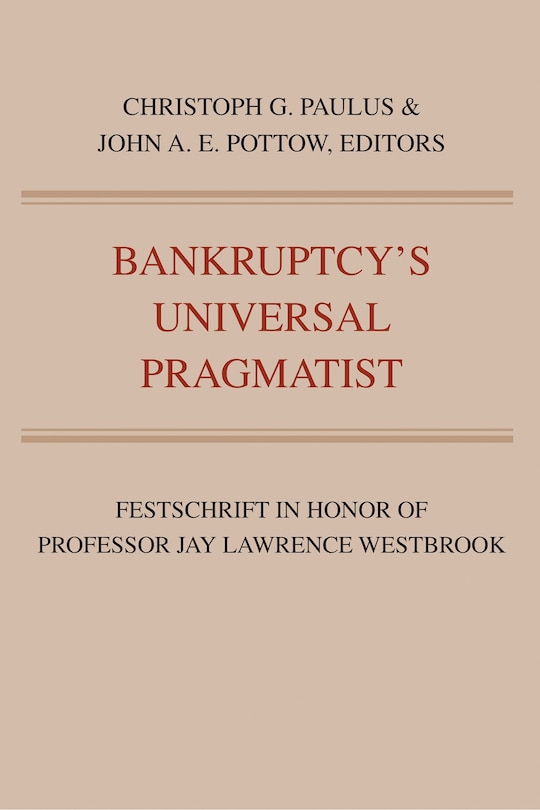 Front cover_Bankruptcy's Universal Pragmatist