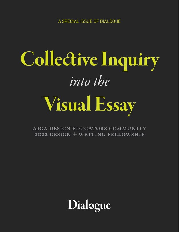Front cover_Collective Inquiry into the Visual Essay