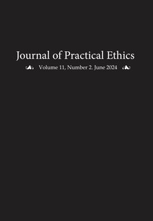 Couverture_Journal of Practical Ethics, Vol. 11, No. 2