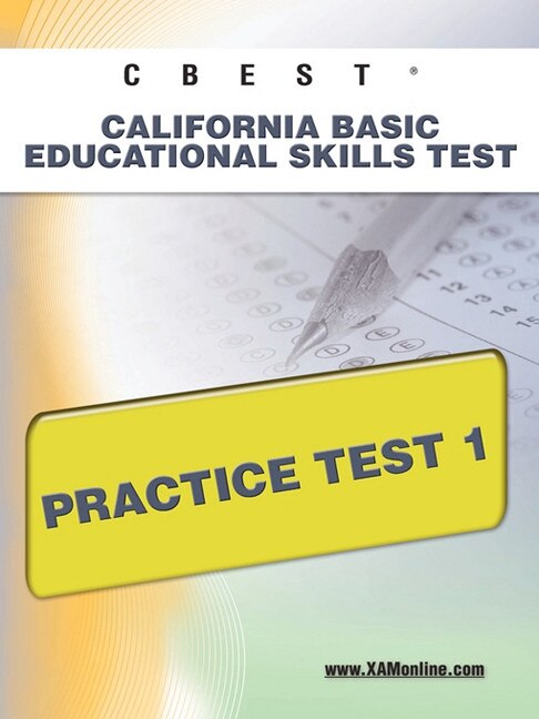 Couverture_CBEST CA Basic Educational Skills Test Practice Test 1