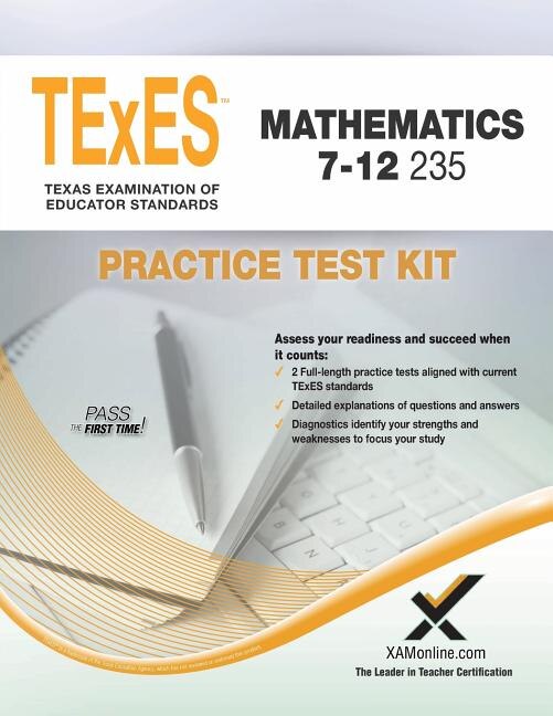 Front cover_TExES Mathematics 7-12 235 Practice Test Kit