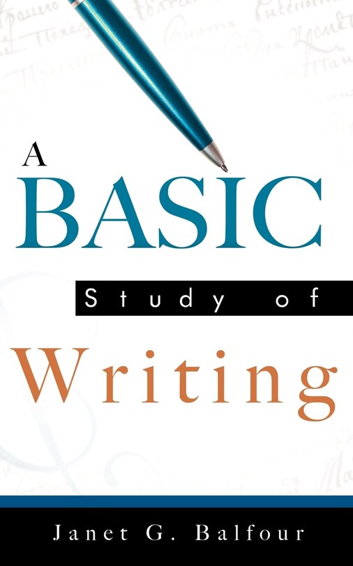 Front cover_A Basic Study of Writing