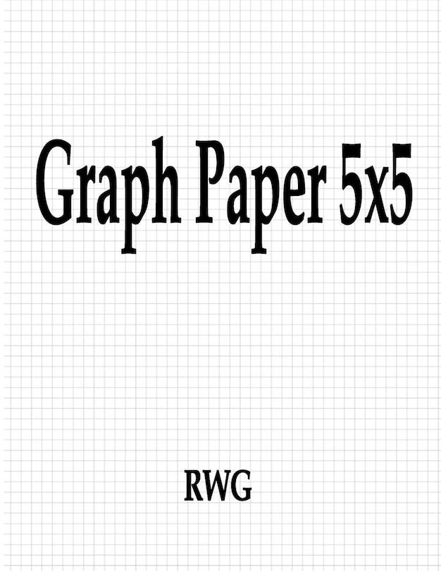 Couverture_Graph Paper 5x5