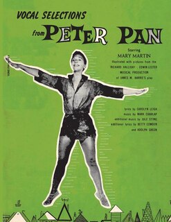 Front cover_Vocal Selections from Peter Pan Starring Mary Martin
