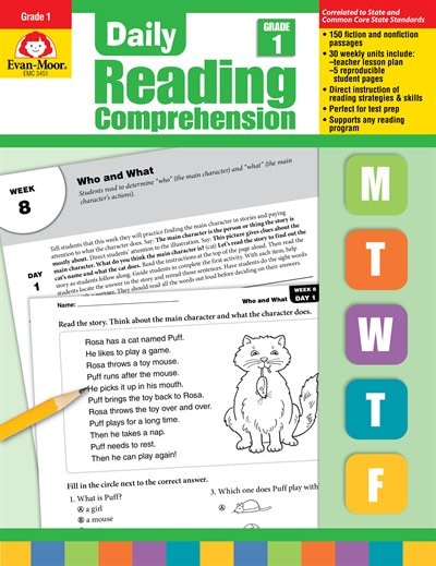 Front cover_Daily Reading Comprehension, Grade 1 Te