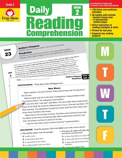 Front cover_Daily Reading Comprehension, Grade 2 Te