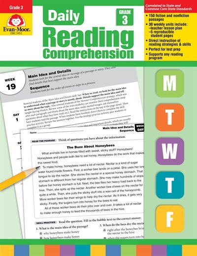 Front cover_Daily Reading Comprehension, Grade 3 Te