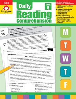 Front cover_Daily Reading Comprehension, Grade 6 Te