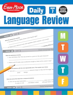 Front cover_Daily Language Review, Grade 7 Teacher Edition