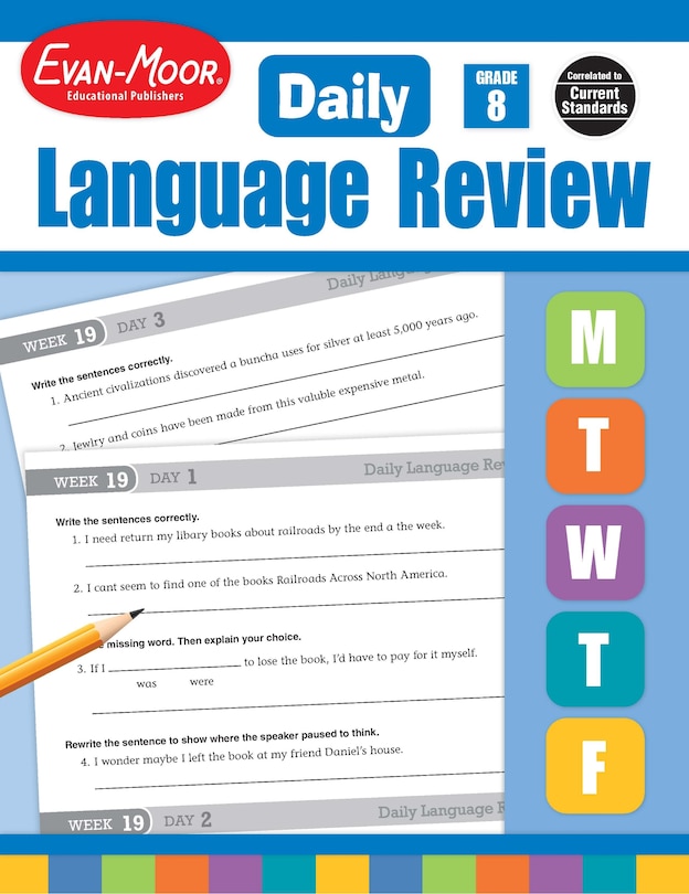 Front cover_Daily Language Review, Grade 8 Teacher Edition