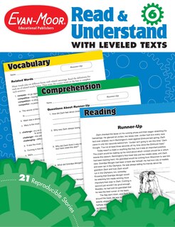 Front cover_Read and Understand with Leveled Texts, Grade 6 Teacher Resource