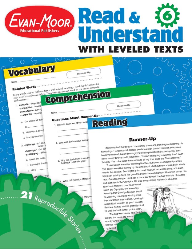 Front cover_Read and Understand with Leveled Texts, Grade 6 Teacher Resource