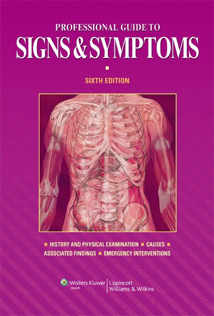 Couverture_Professional Guide to Signs and Symptoms