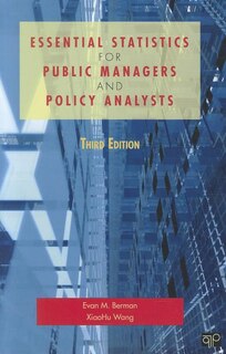 Couverture_Essential Statistics For Public Managers And Policy Analysts