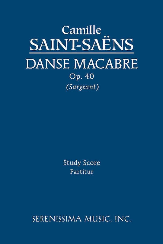 Danse macabre, Op.40: Study score