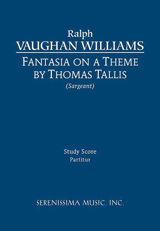 Front cover_Fantasia on a Theme of Thomas Tallis