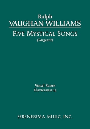 Five Mystical Songs: Vocal score