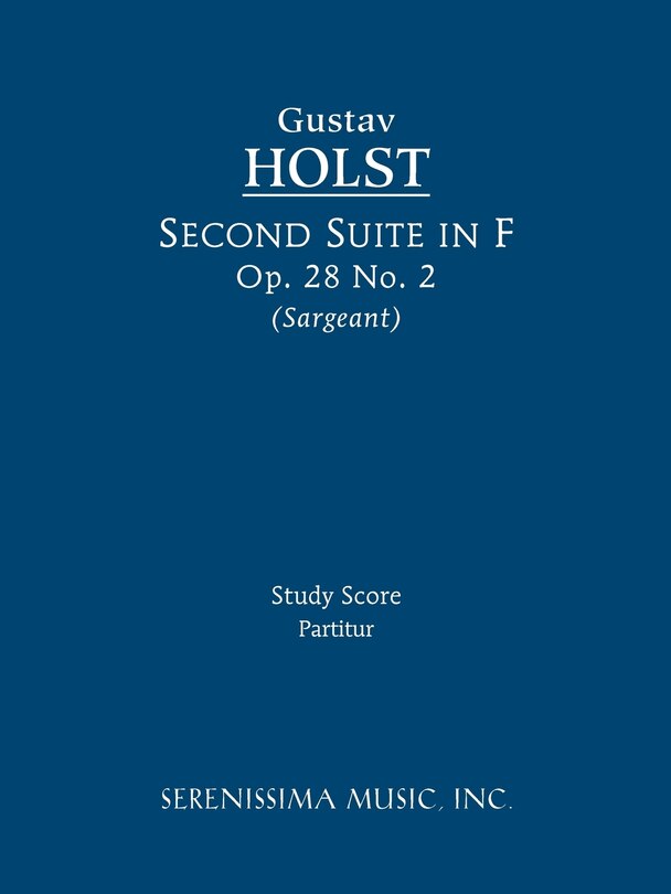 Couverture_Second Suite in F, Op.28 No.2