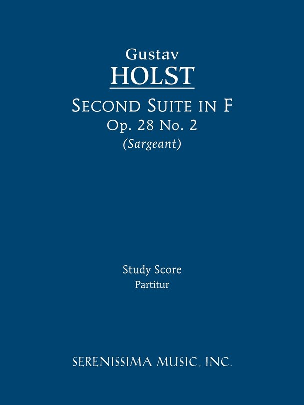 Second Suite in F, Op.28 No.2: Study score