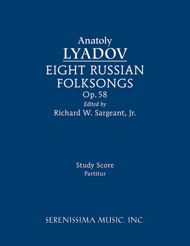 Couverture_Eight Russian Folksongs, Op.58