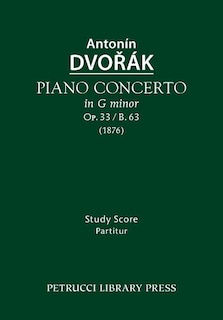 Front cover_Piano Concerto, Op.33 / B.63