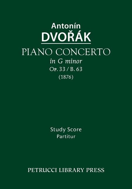 Front cover_Piano Concerto, Op.33 / B.63