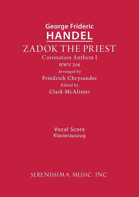 Couverture_Zadok the Priest, HWV 258