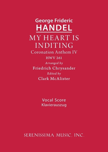 Front cover_My Heart is Inditing, HWV 261