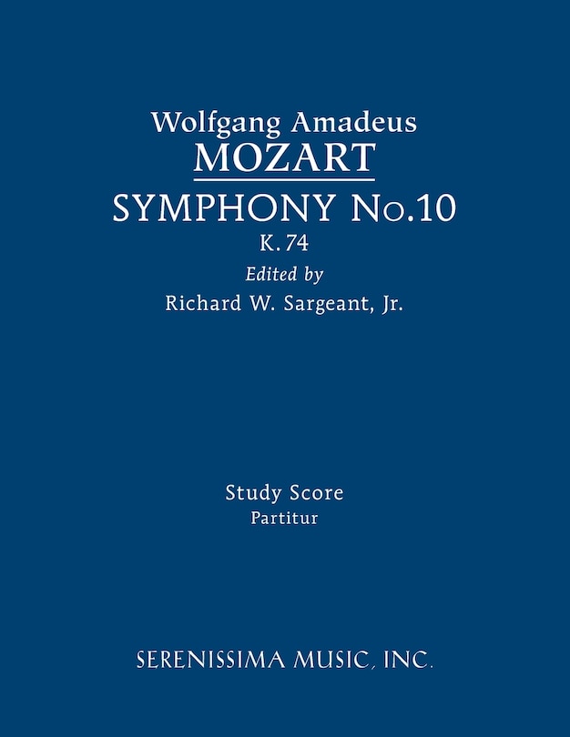 Front cover_Symphony No.10, K.74