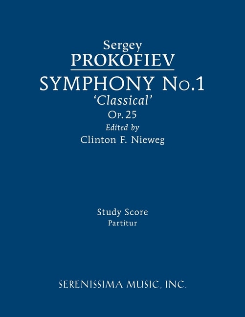 Couverture_Symphony No.1, Op.25 'Classical'